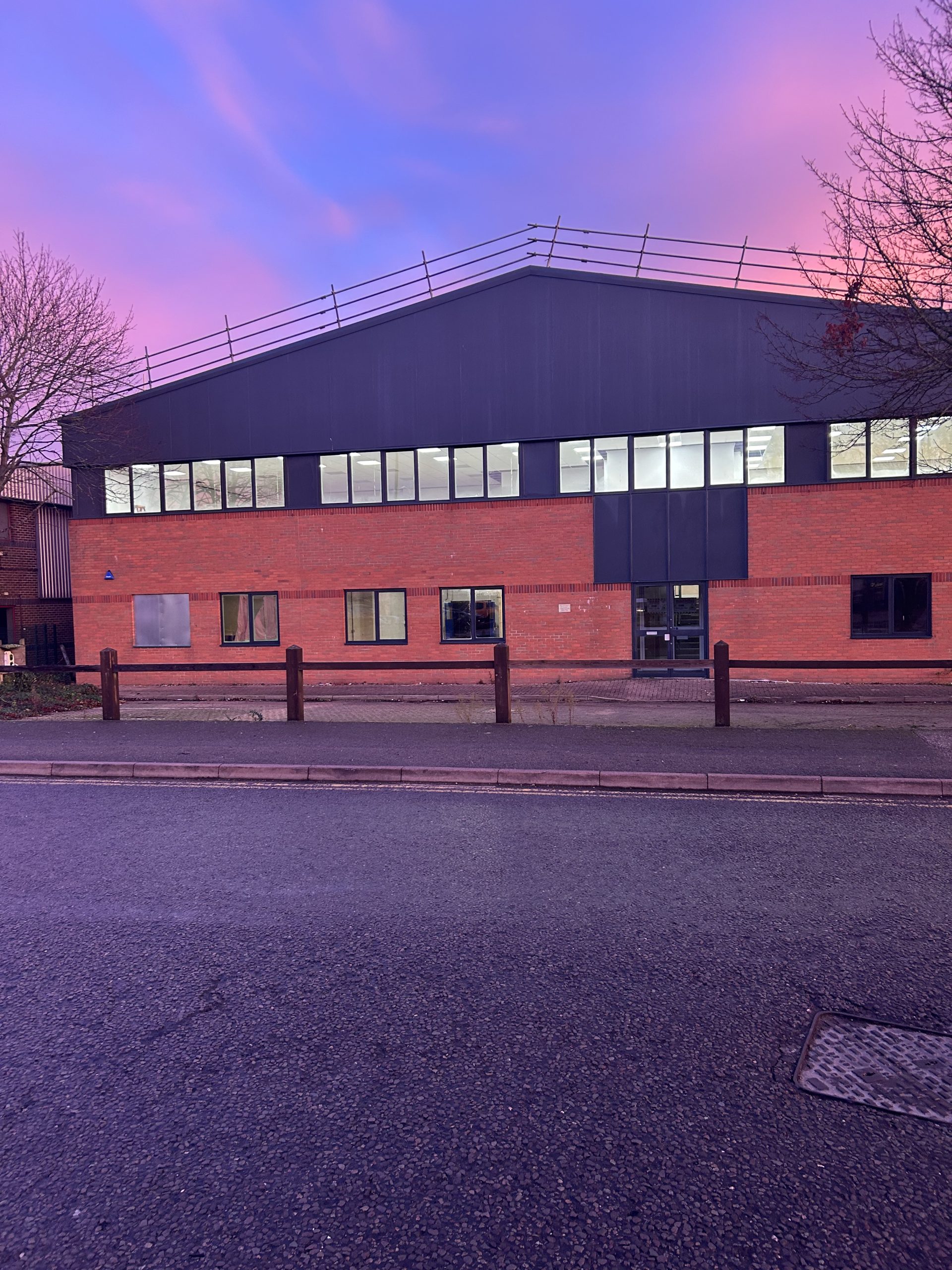 Luton cladding respray (after)